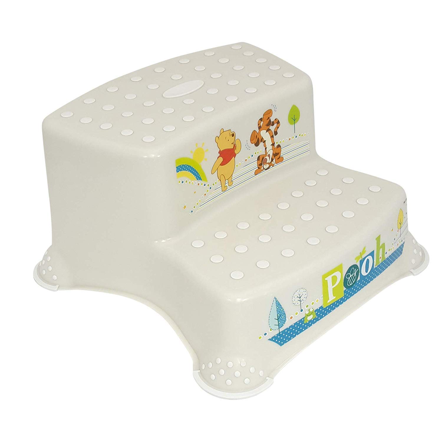 3er Set Z: Perla Premium Disney Winnie The Pooh Perla Blanco Kinder-Toilettensitz + Zweistufiger Taburete Escalón + Orinal Reductor