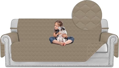 KH - Funda acolchada reversible de estilo marroquí, resistente al desgarro y al agua, con varillas de espuma y correas elásticas para perros y