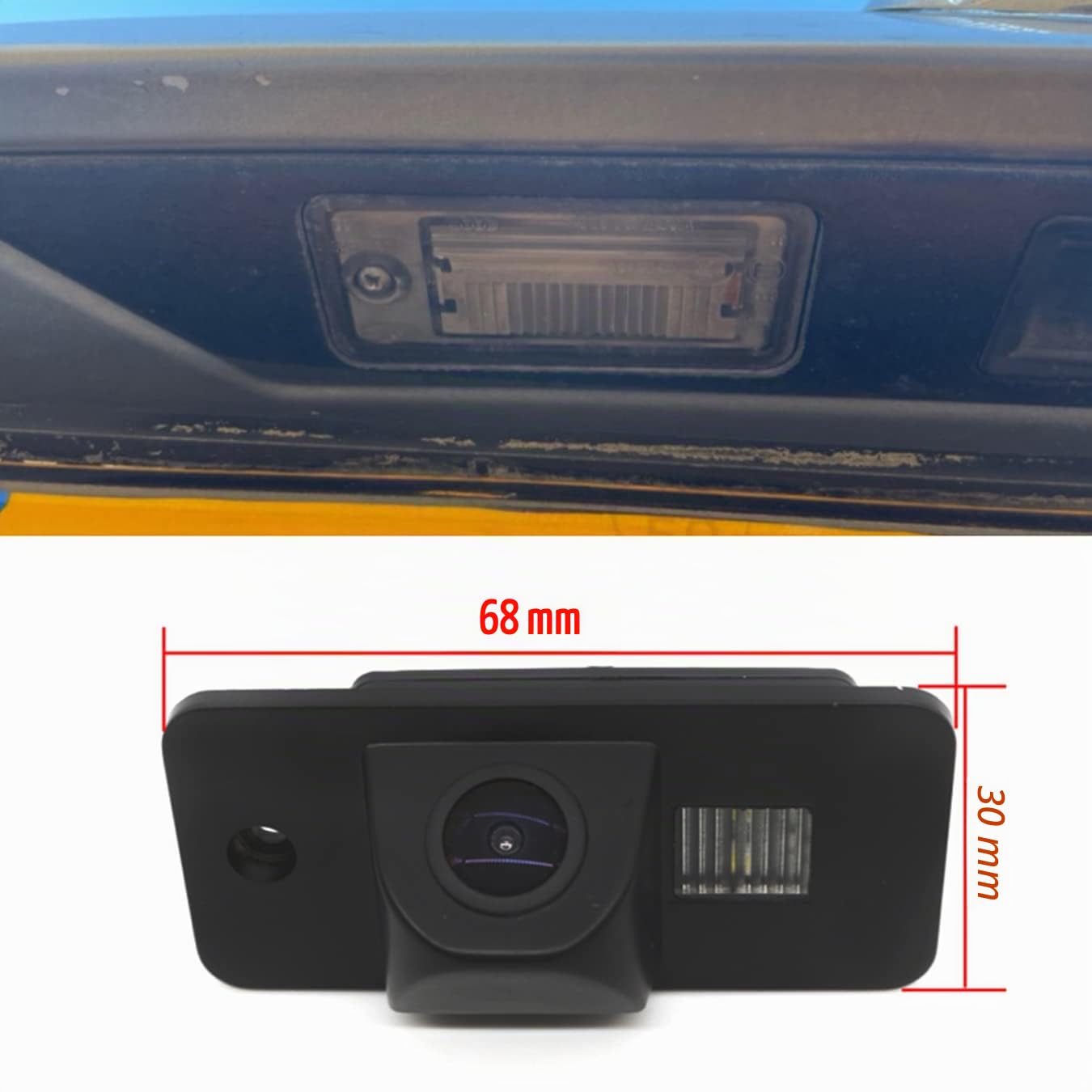 Caméra de recul de Voiture HD caméra de recul de véhicule pour A/UDI A3 (8P) 2004 2005 2006 2007 2008 2009 2010 2011 2012