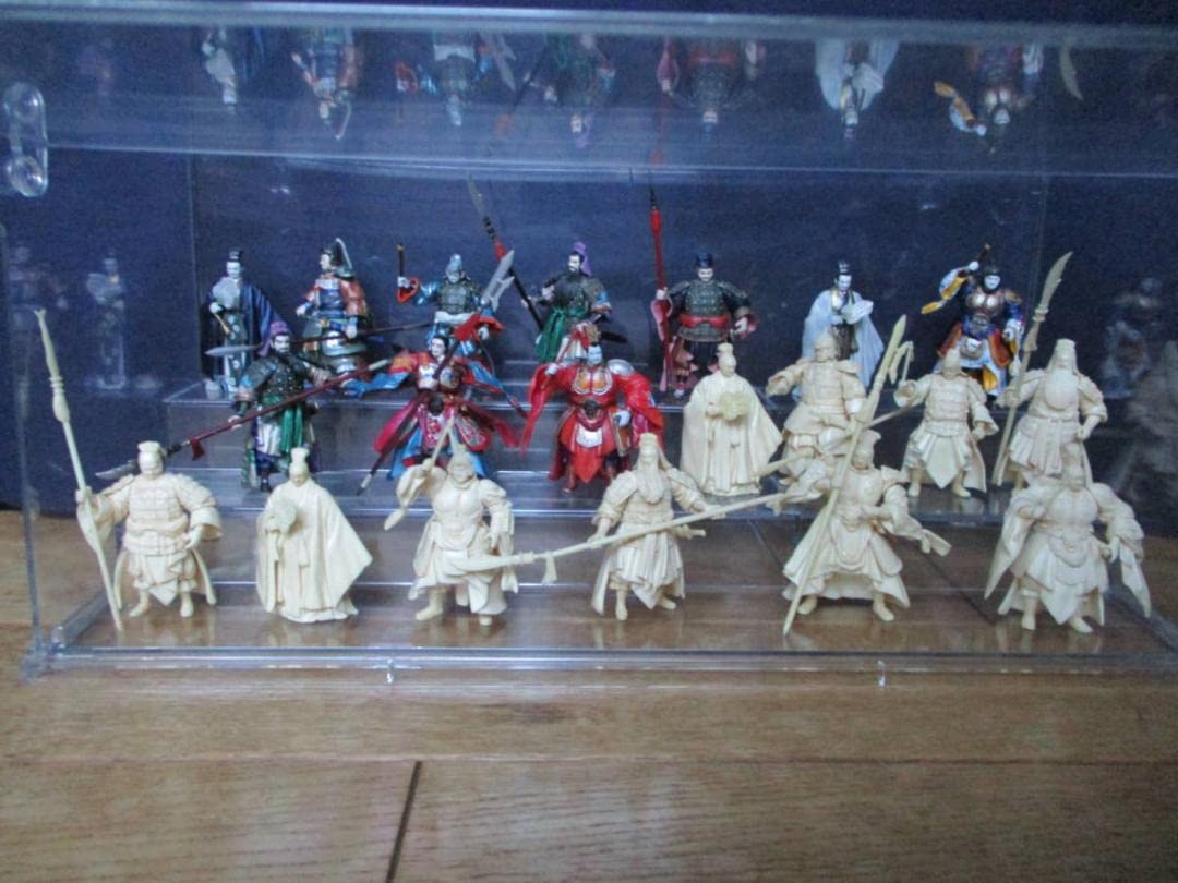海洋堂人形劇三国志フィギュアコレクション第壱集第弐集北陸製菓台座