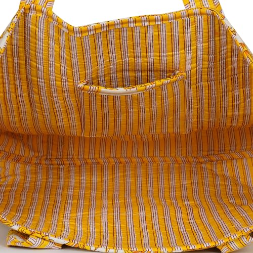 Image of Marubhumi Women Lightweight Travel Bag Purse Cotton Shoulder Tote Bag For Shopping Grocery & Beach Bag