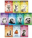 RSPCA Animal Rescue Pets 10 Children's Books Collection Set-Bad Day for Badger, A Snowy Robin Rescue, Tiny Goat in Trouble, Lamb all alone, Abandoned Kitten, Little lost Hedgehog, lonely Pony....