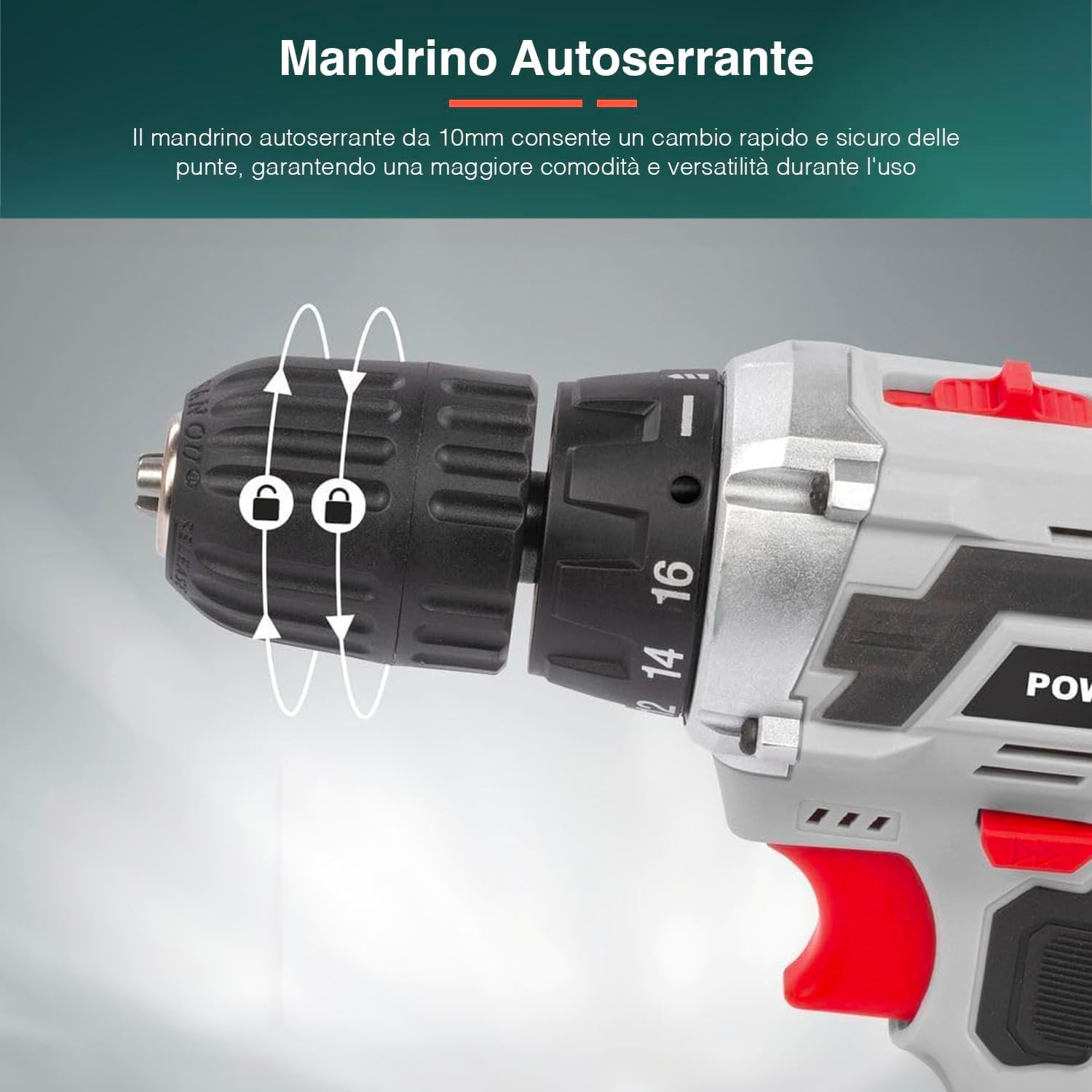 Trapano Avvitatore Cordless con Batteria e Valigetta per Fai da Te - Kit Avvitatore con 135 Accessori, Punte per Metallo, Muro, Legno e Utensili per Bricolage Completo, 12V