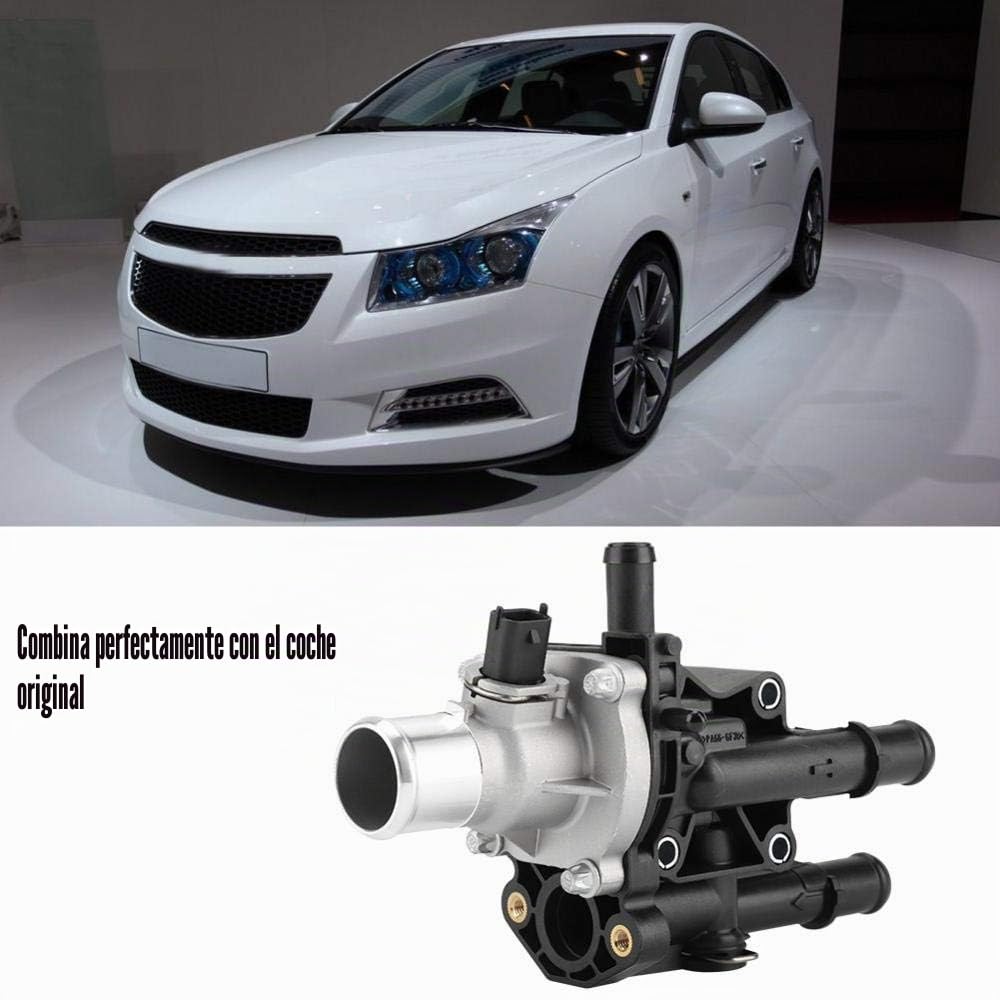Termostato del coche Termostato del refrigerante del motor del automóvil 25192228 Junta del sensor de temperatura del termostato del refrigerante del motor reemplazo para Cruze 2011 2015