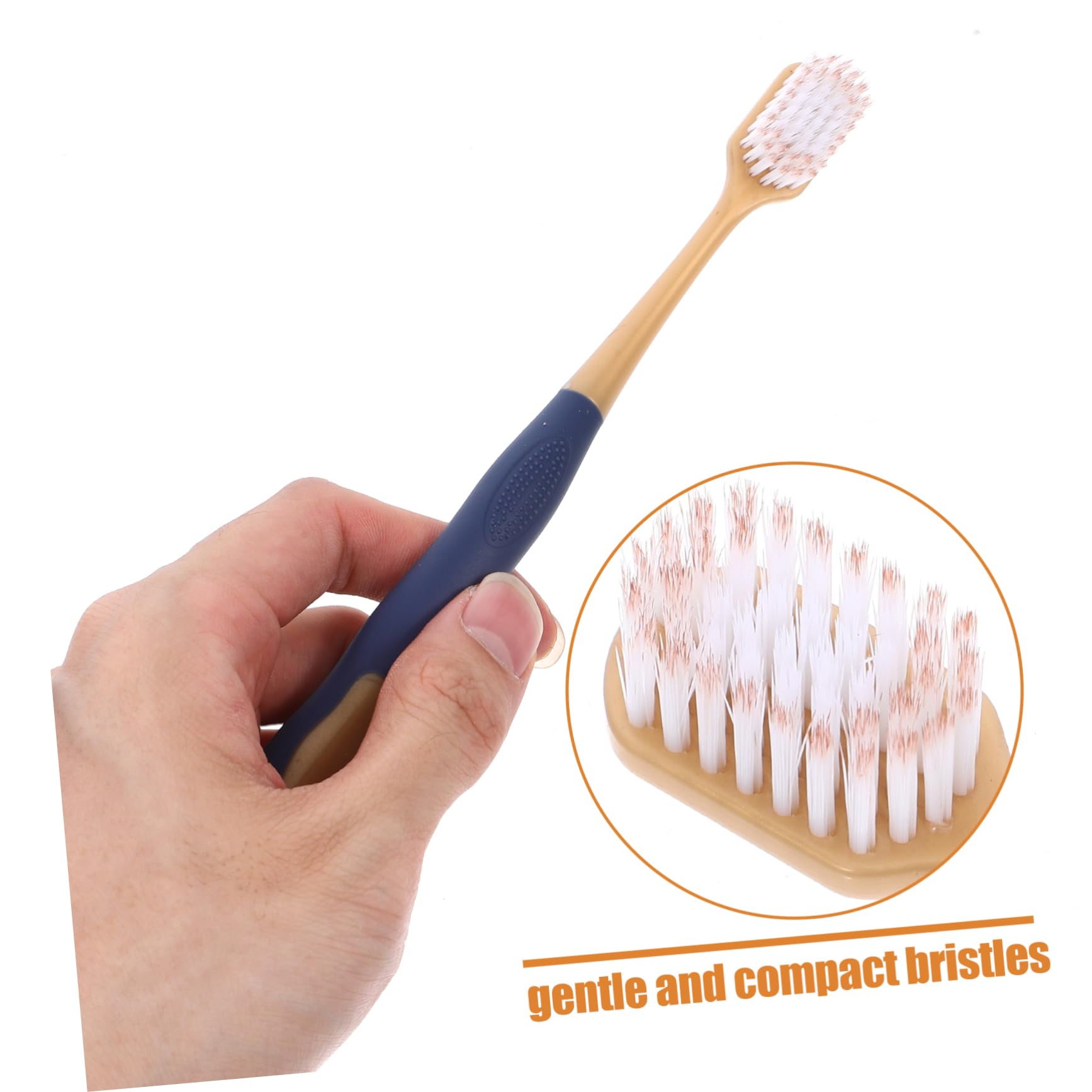 36pezzi Spazzolino Da Denti Morbido Testina Larga Per Uso Quotidiano e Portatile Per Viaggi e Pulizia Delicata Dei Denti