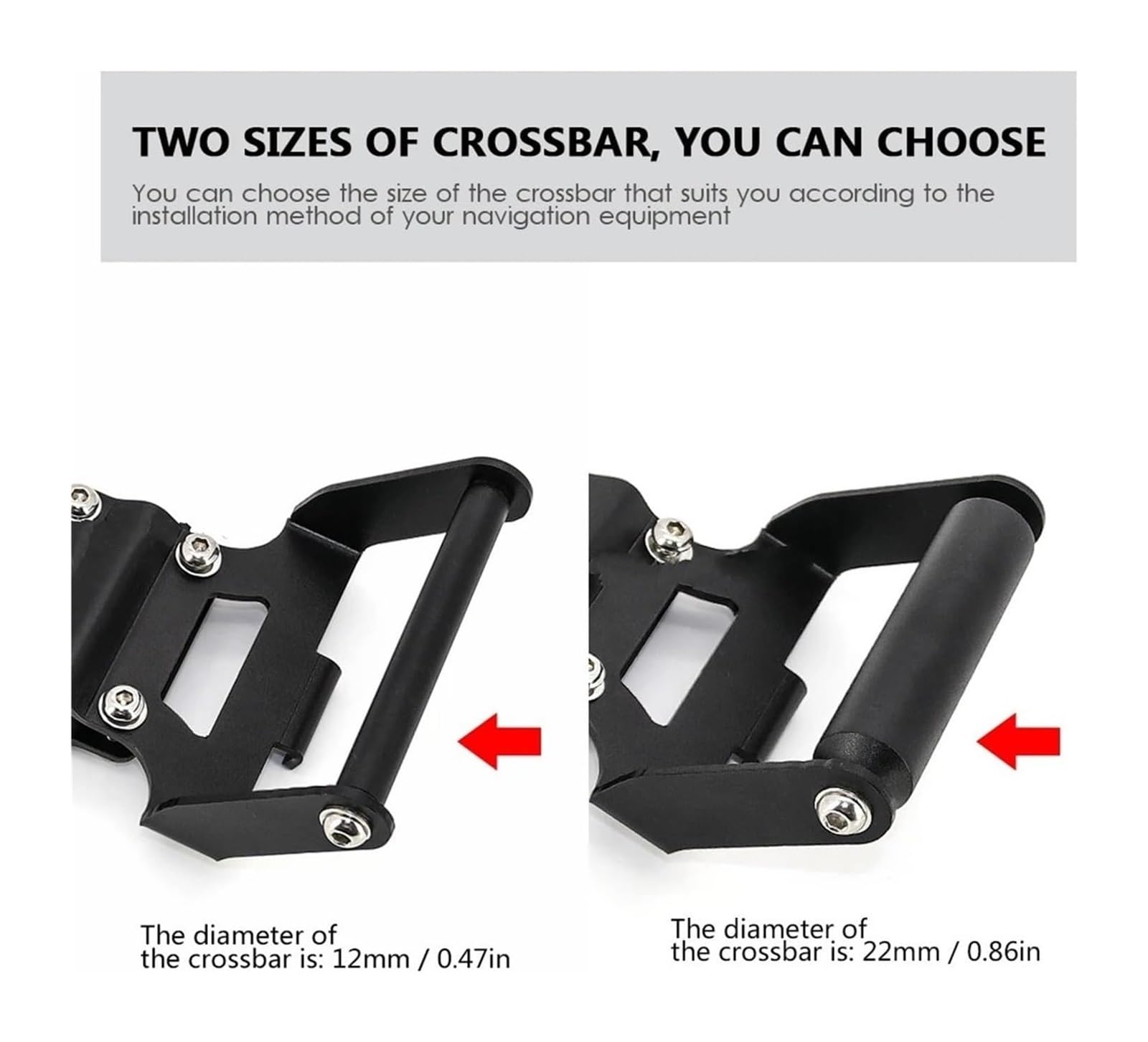 pour Moto Support Navigation GPS pour Africa pour Twin pour CRF1000L 2018 2019 Moto Béquille Support Téléphone Mobile GPS Navigation Plaque Guidon(USB Charging A)