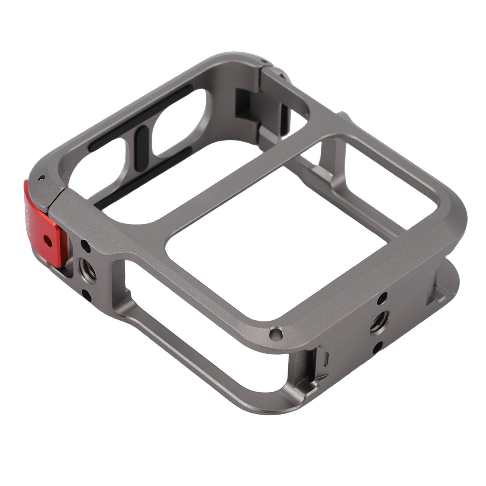 Gabbia per fotocamera protettiva in lega di alluminio per fotocamera Nano Action Camera con supporto a slitta fredda per foto e video
