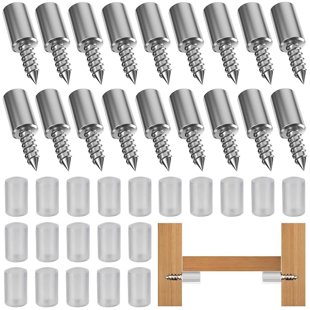 Amazon | ダボ 棚ダボ 棚受けダボ ネジ式 20個セット 棚板ダボ 棚受け
