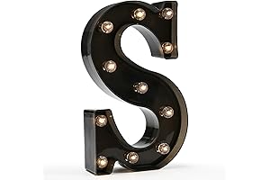 Ethereal Decor LED Marquee Letter Nightlight: Illuminate Your Space with Charm and Glow