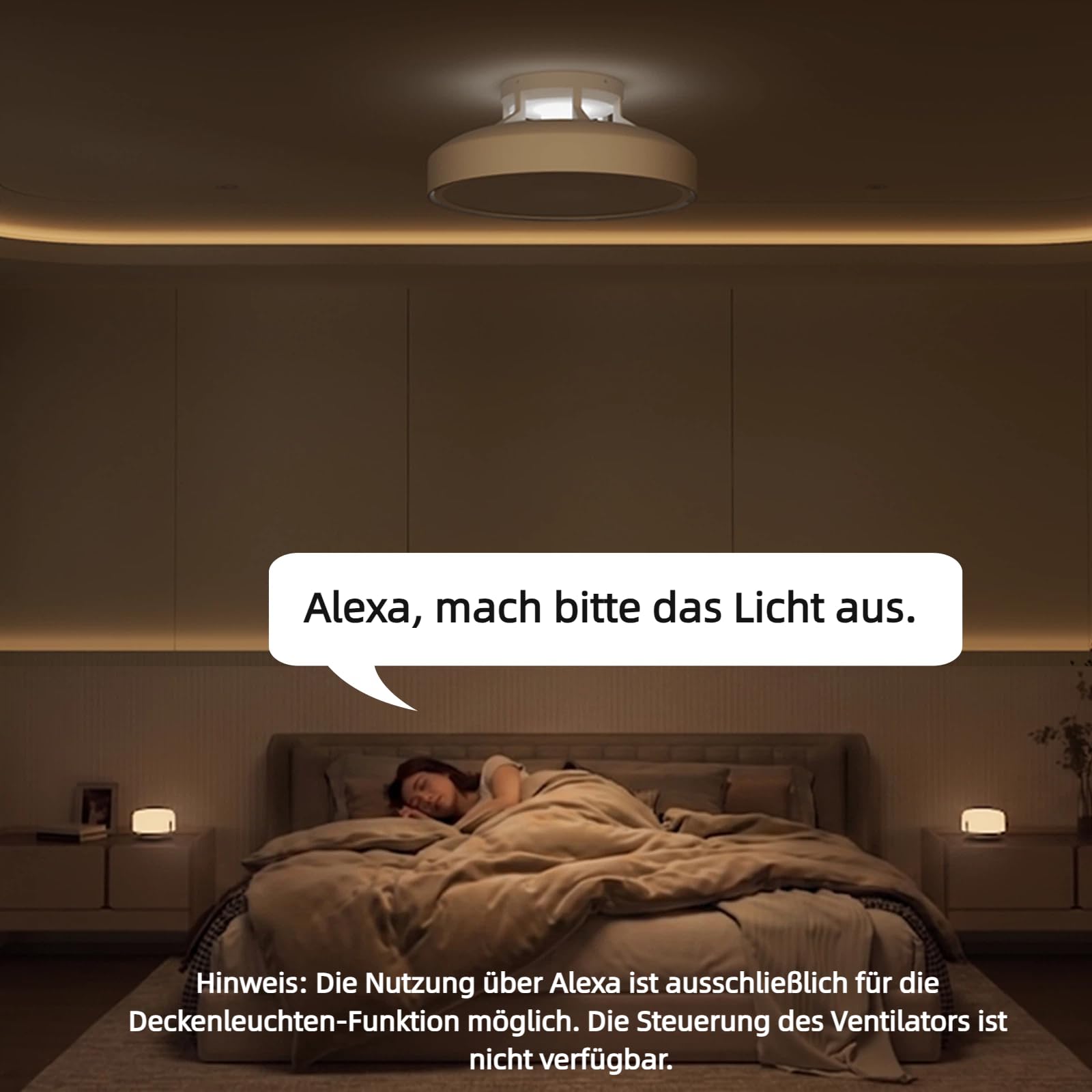 YEELIGHT Deckenventilator mit Beleuchtung, 74W Dimmbar Leise Deckenlampe Ventilator mit 6 Geschwindigkeiten & Fernbedienung Timer, Sommer Winterbetrieb, Smart Deckenleuchte für Schlafzimmer Wohnzimmer