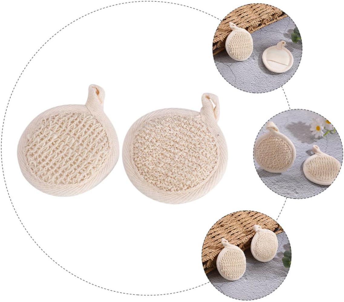 GLEAVI 10pcs Natural Exfoliating Body Scrubber Towels Soft Bath Towel for Deep Cleansing Comfortable Skin Exfoliation for Daily Use and Sharing