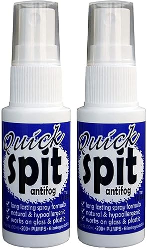 Jaws Just Add Water Solutions JAW1796-2 Jaws Quick Spit Anti-Fog Spray For Swim Goggles, Eye Glasses cover