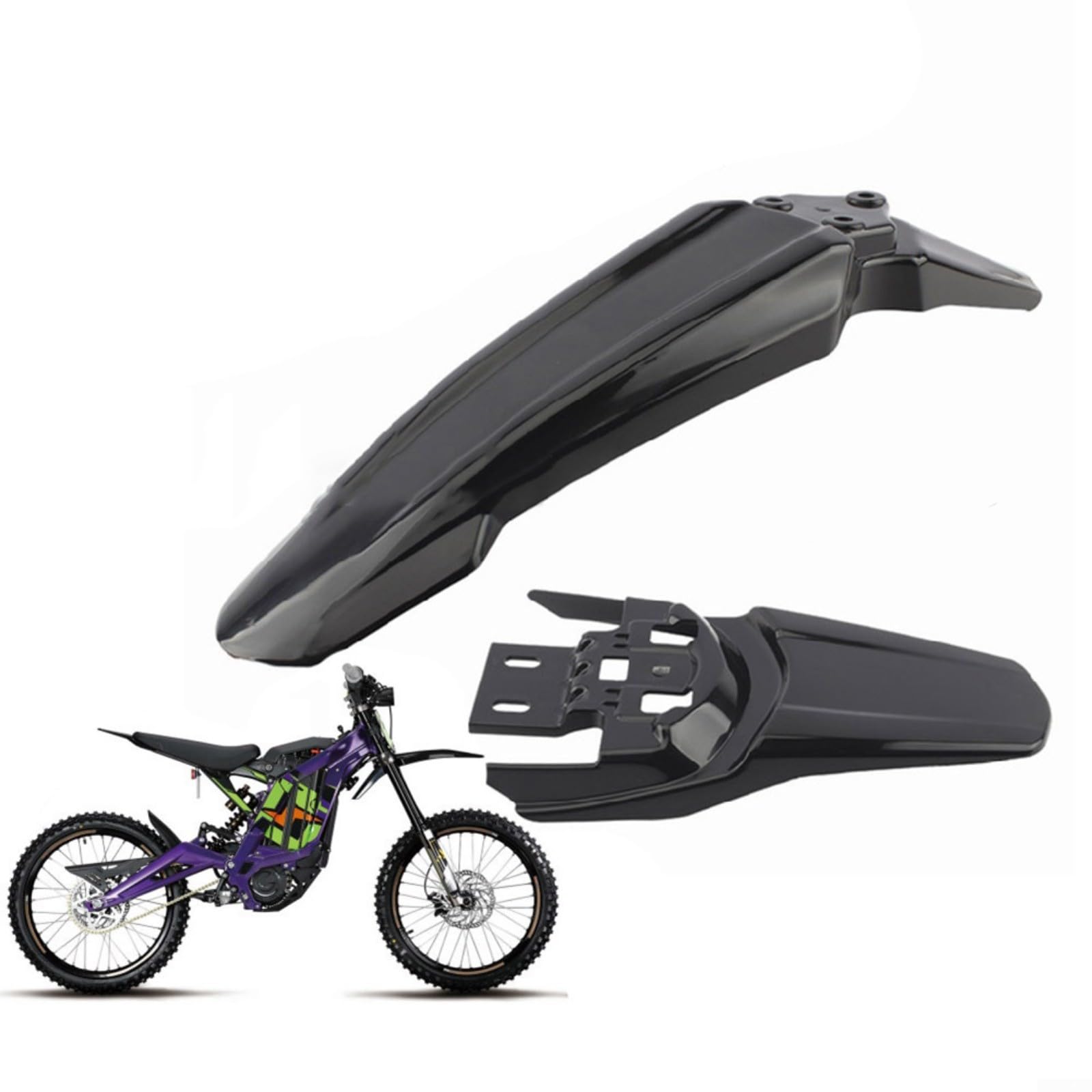 Garde-boue Sur-Ron Light Bee premium finition carbone noir ABS