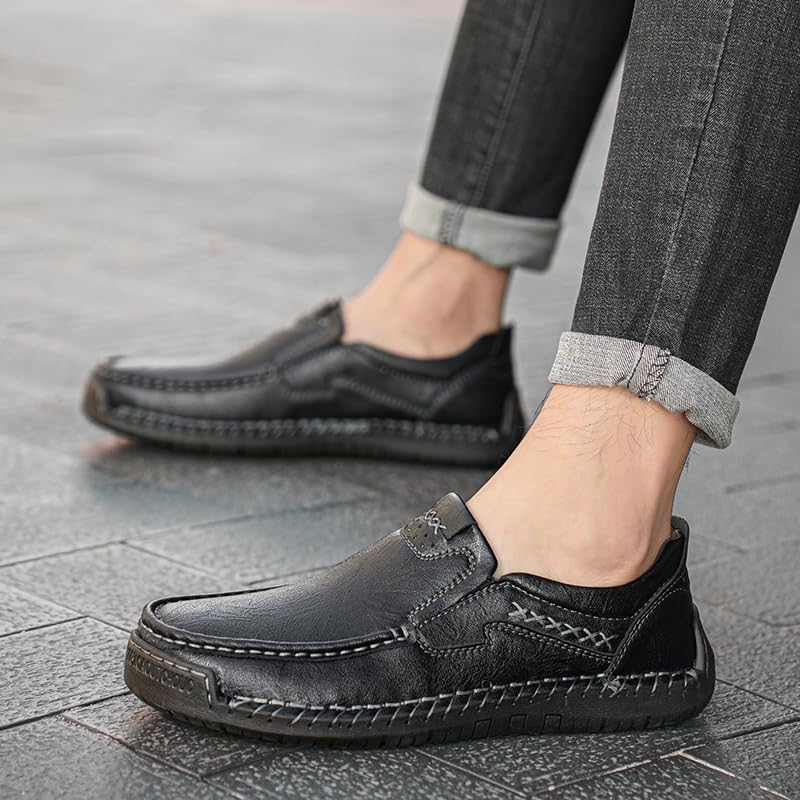 Image of Coramtty Mens Loafers Casual Slip on Shoes Business Moccasins Lightweight Refreshing Classic Slippers Walking Driving Travelling Outdoor