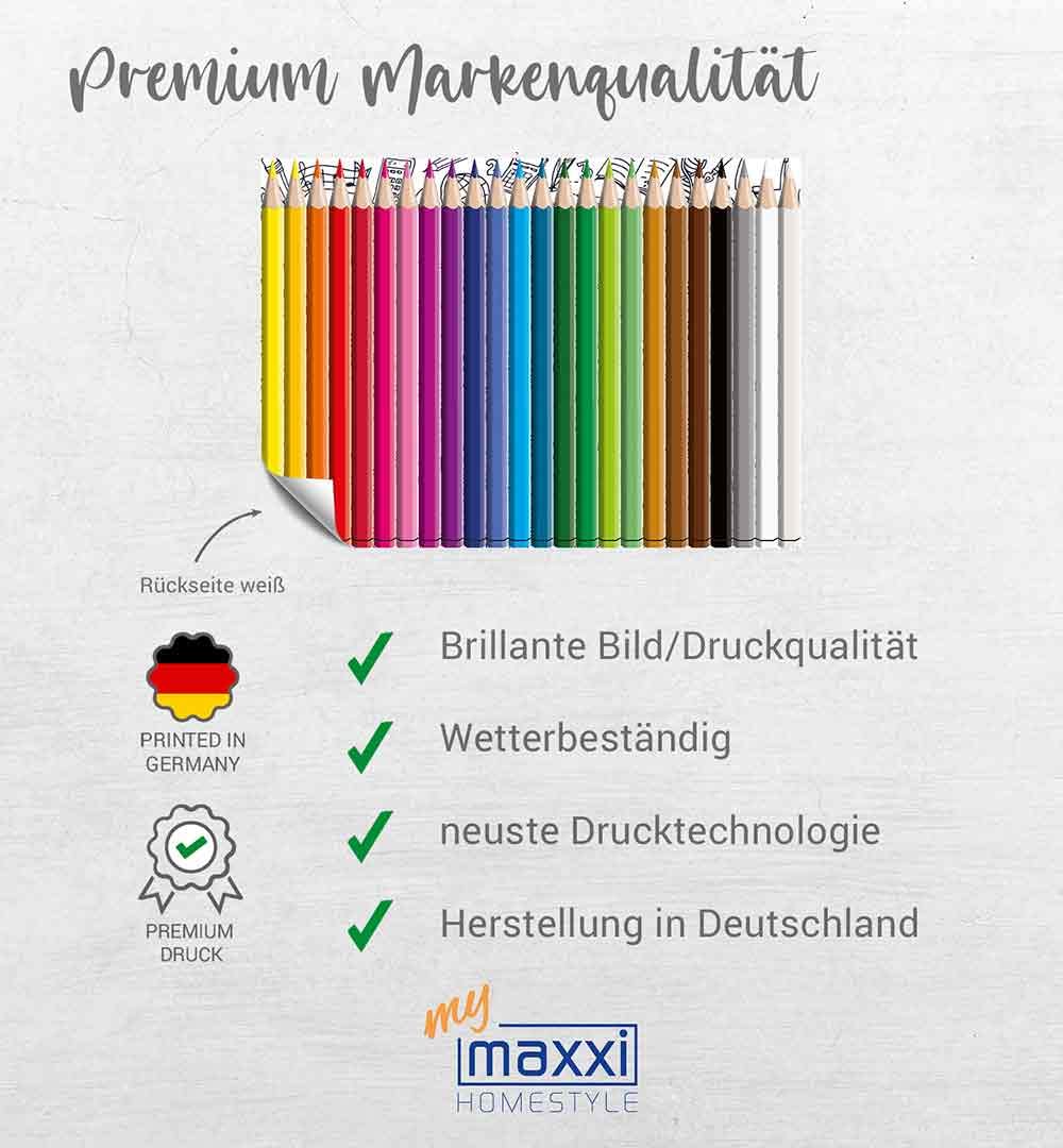 MyMaxxi Infinity Zaunsichtschutz | Stifte Motiv 9 Streifen | Sichtschutzstreifen für Doppelstabmattenzaun | Windschutz Sonnenschutz Blickdicht | Sichtschutz Garten | Plane Sichtschutz