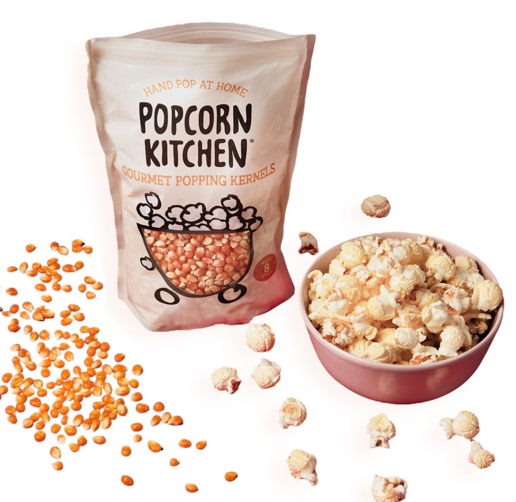 Gourmet Popping Kernels, Mushroom Popping Corn, Vegan, 800g