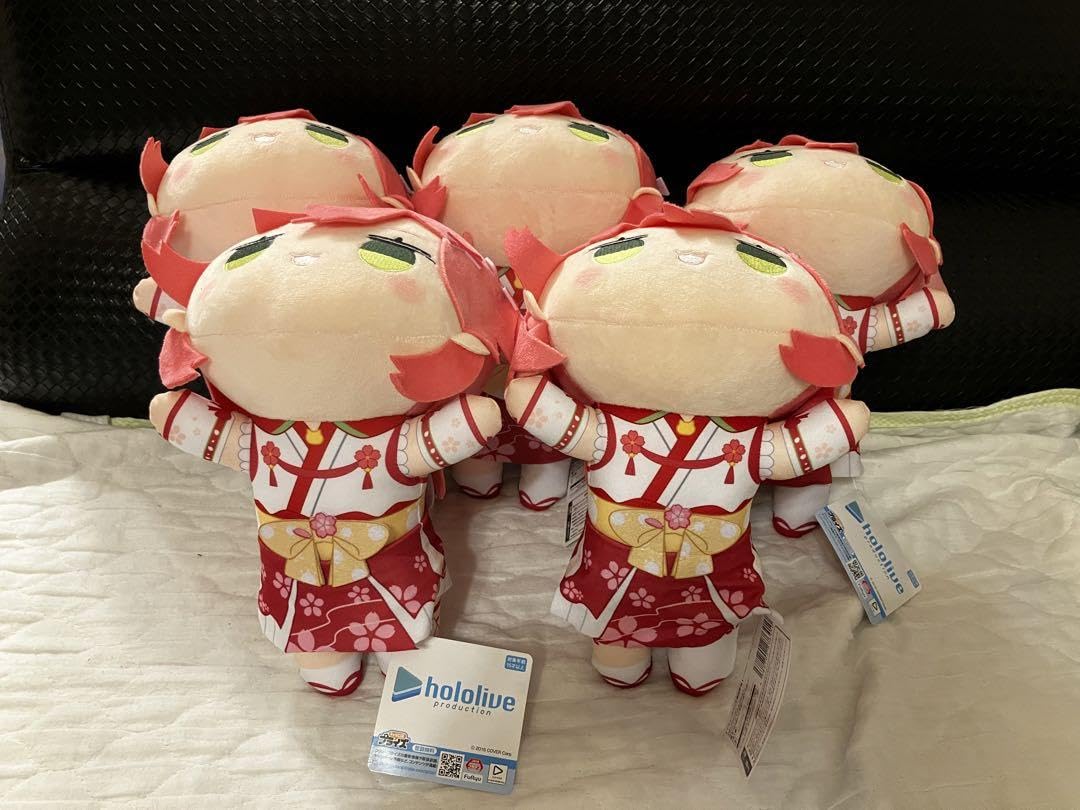 Amazon.co.jp: ホロ ライブ 寝そべりぬいぐるみ さくらみこ 兎田ぺこら 