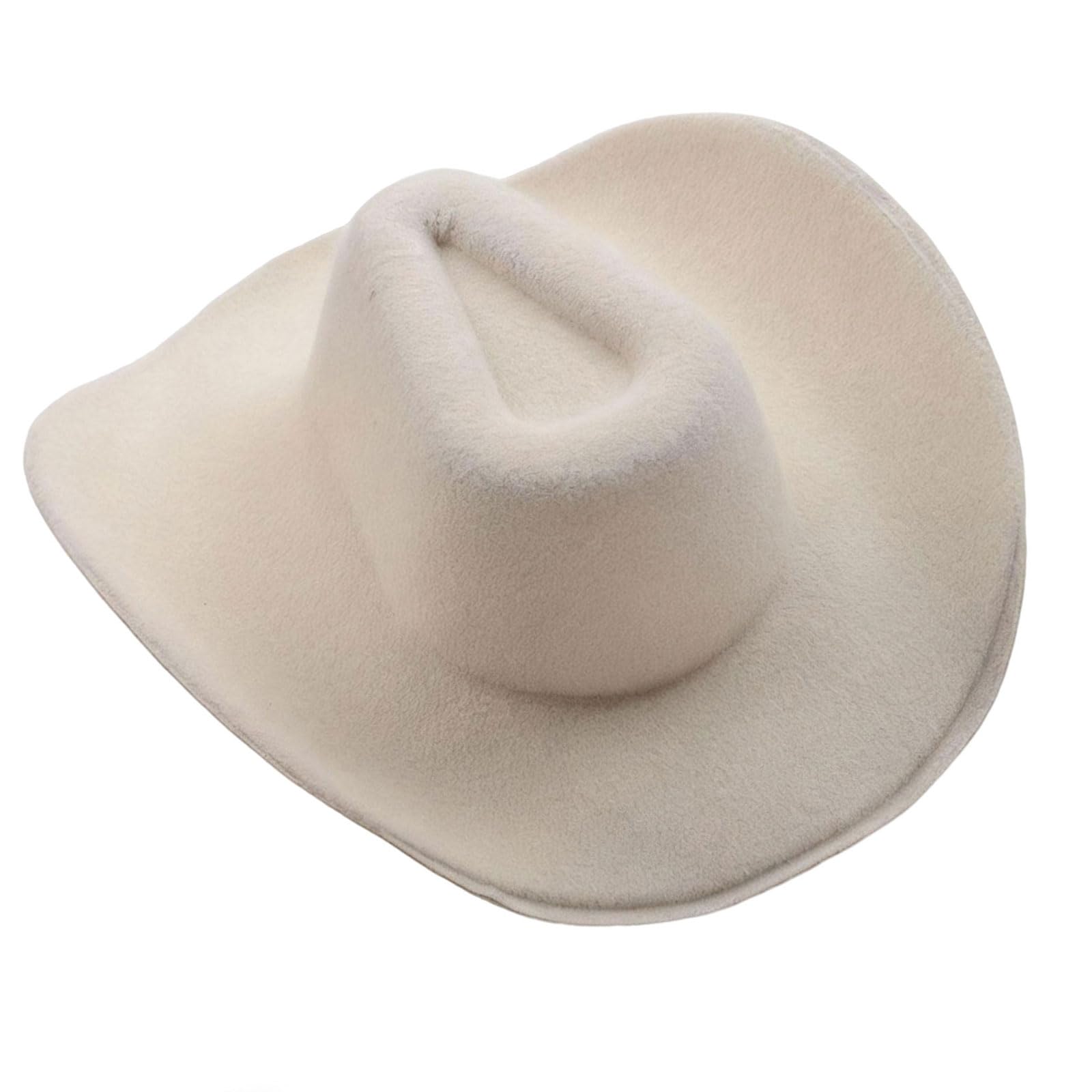 Woedpez Tiny Western Hat Embellishments Miniature Ornament for Craft Clothing Decoration Sewing Accessories Miniature Sewing