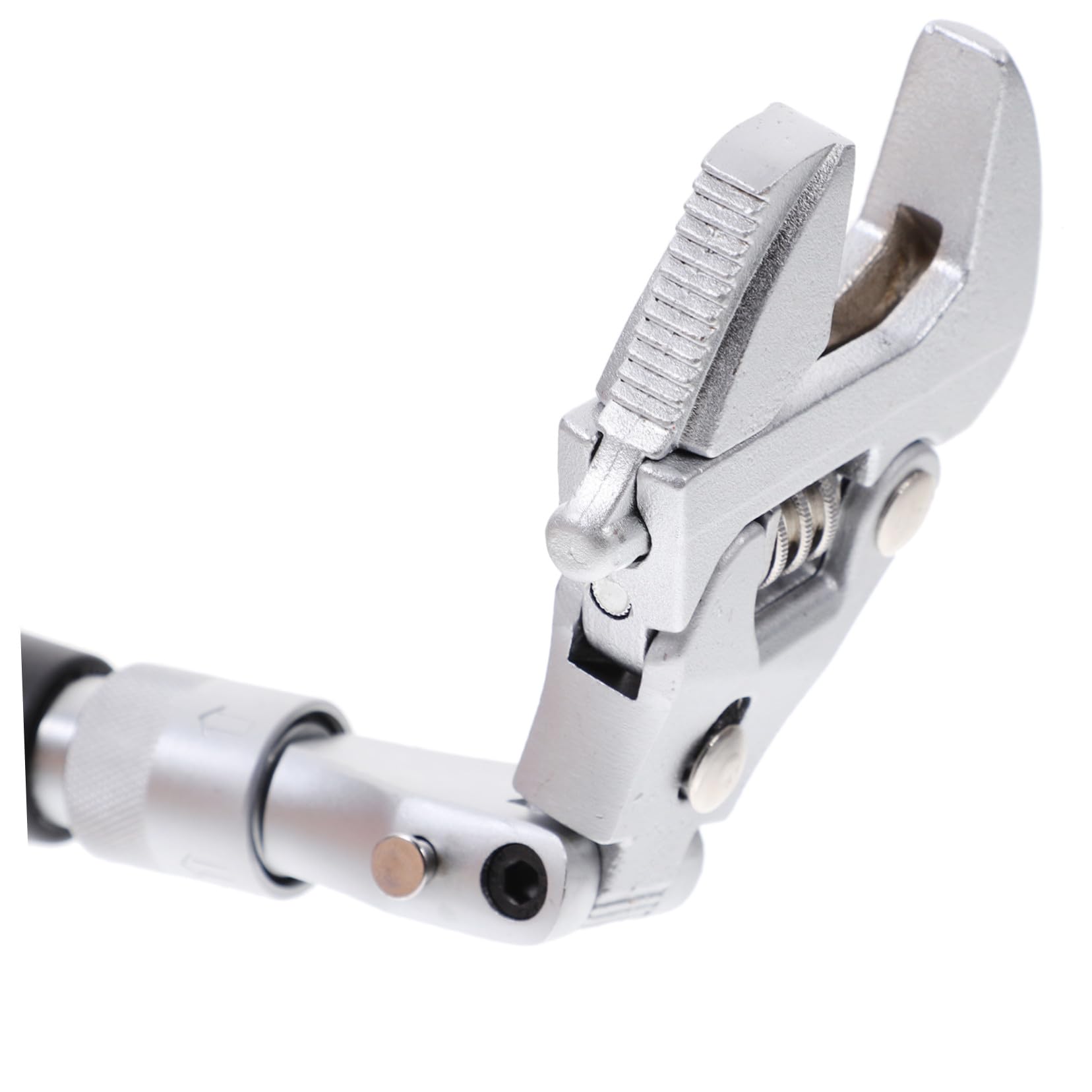 NOLITOY Llave Ajustable con Cabeza Flexible y Carraca Reversible Herramienta Telescópica para Reparación el Hogar y Mecánica Acero Vanadio