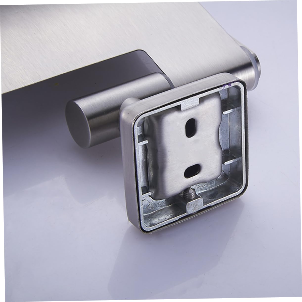 TOPBATHY Soporte para Rollos de Papel de Acero Inoxidable 304, Acabado Cepillado Plateado, Diseño Curvo Antideslizante, Adecuado para Baño y Cocina, Accesorio Colgante Práctico