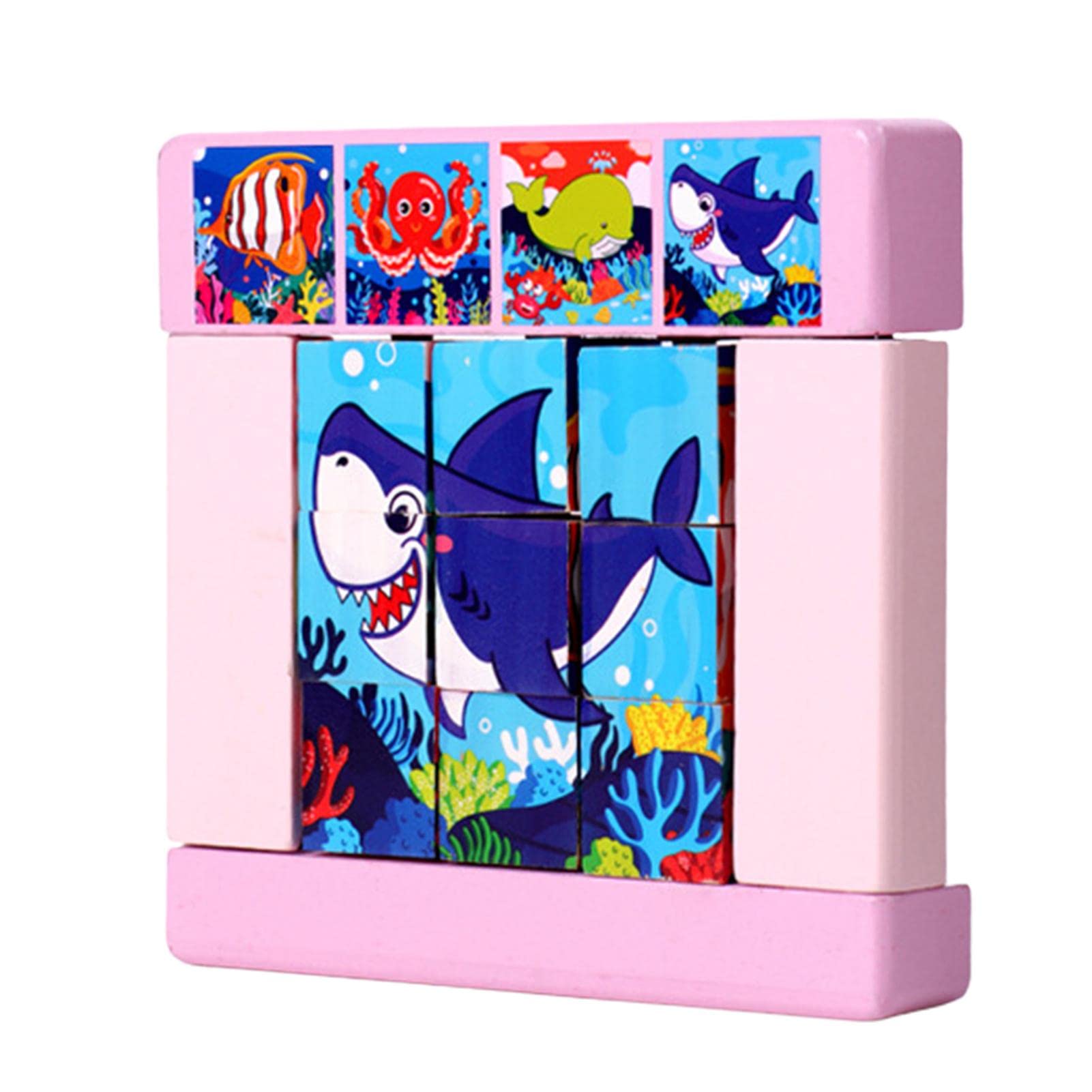 Fly Puzzles Cubes Building | Wooden Pairing Puzzle Games | Children's Logical Thinking Intellectual Training Puzzles Games For Kids 3