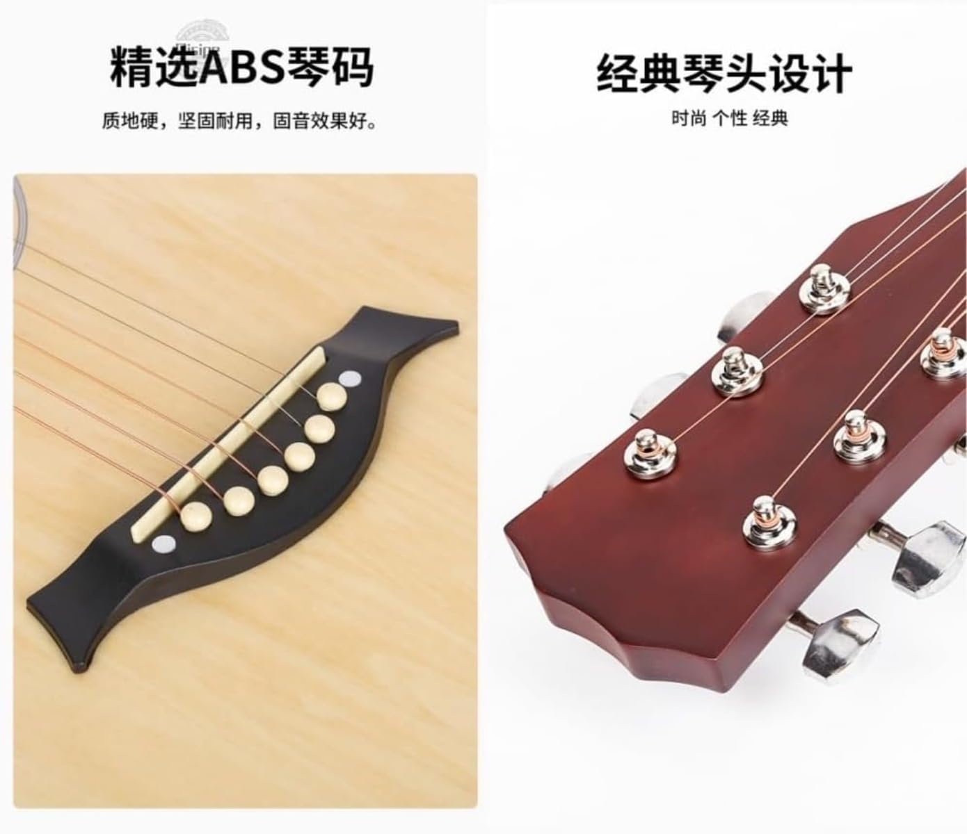 Amazon.co.jp: Qfmr38インチ フォークアコースティックギター 初心者