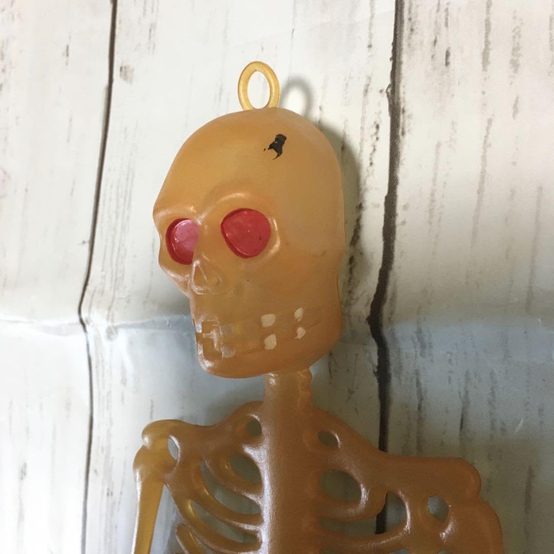 Amazon.co.jp: 昭和レトロ ラバー 骸骨 ガイコツ 髑髏 ドクロ スカル