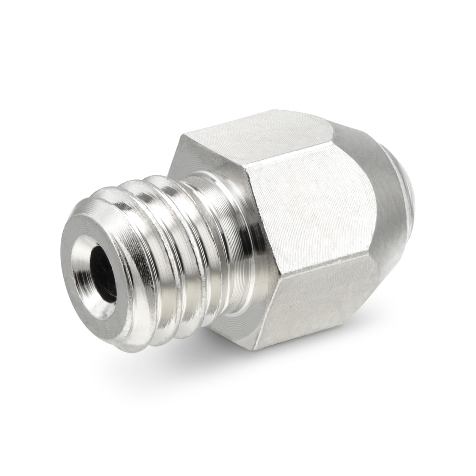 MK8 - Buse Rubis 0,6 mm pour imprimante 3D Ender 3, CR-10, Elegoo Neptune 3, Sovol SV06 et plus, corps en cuivre plaqué nickel trempé et résistant à l'abrasion