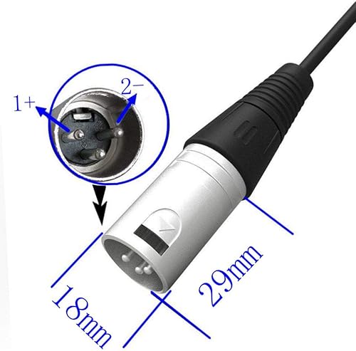 Miniatura 3 de Cargador de 54.6V 48V XLR Cargador de repuesto 54.6 voltios Salida 1.5A para batería de litio eléctrica de 48 V 13S 12Ah 15Ah 48 voltios