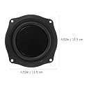 Milisten 2pcs 4 inch Woofer Membrane Iron Rubber Loudspeaker Membrane Passive Bass Diaphragm Plate Replacement Kit for Bass Speaker Subwoofer Loudspeaker Audio DIY Repair gallery image
