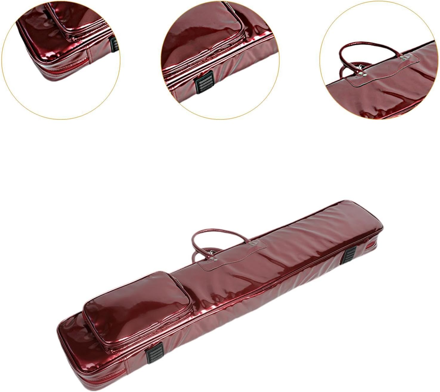 Billiards Sticks Bag Pool Cue Carry Case 1/2 Cue Case Supplies Protector Handbag Accessories Shoulder Bag for Traveling Women