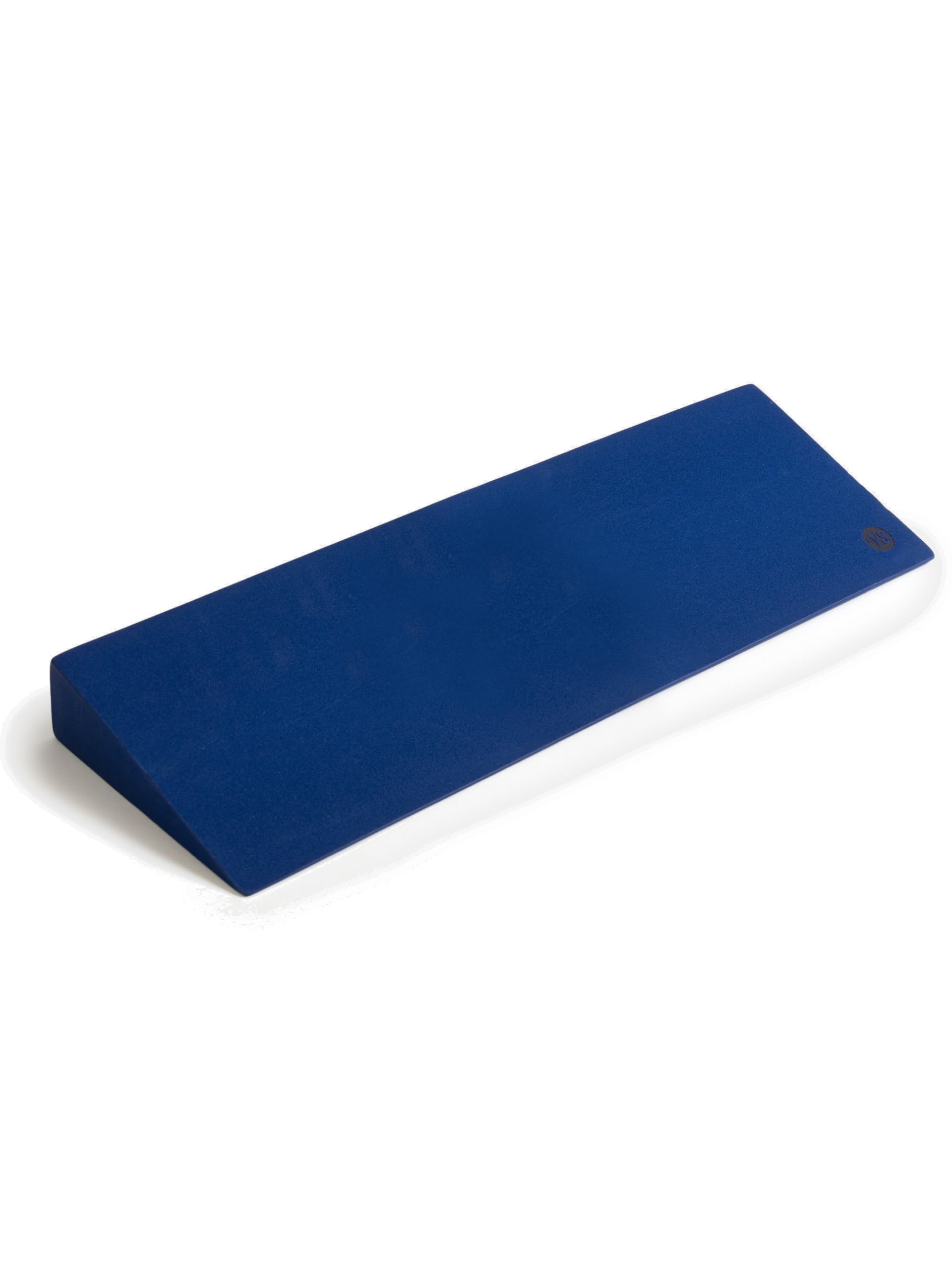 Yoga Studio Lightweight EVA Non-Slip Slanting Yoga Pilates Wedge | Sports Wedge for Squats Pushups Pressups | Supportive Wedge Riser Block - 50 x 15 x 5cm (Navy)