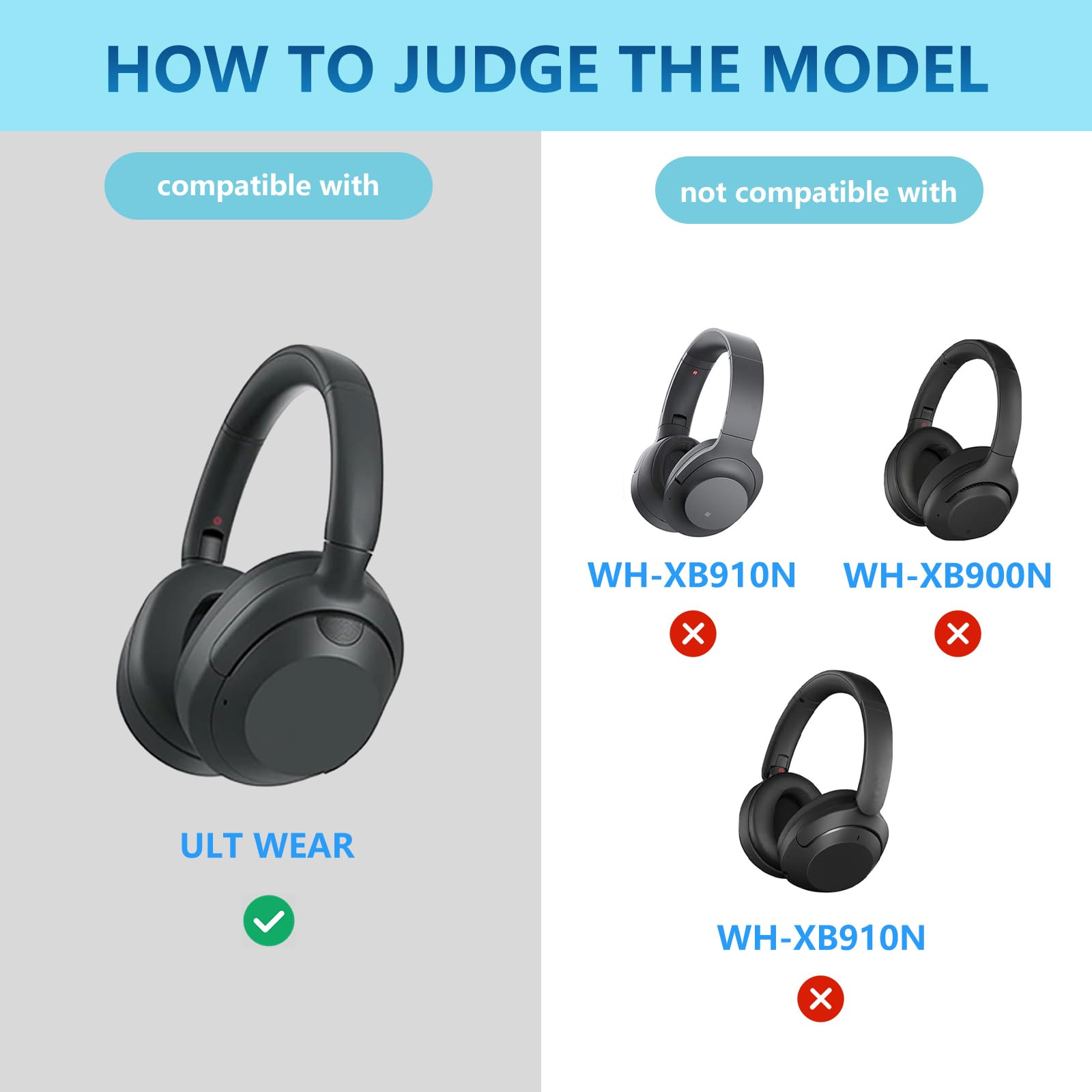Amazon.com: SINOWO Cooling Gel Earpads Replacement for Sony ULT