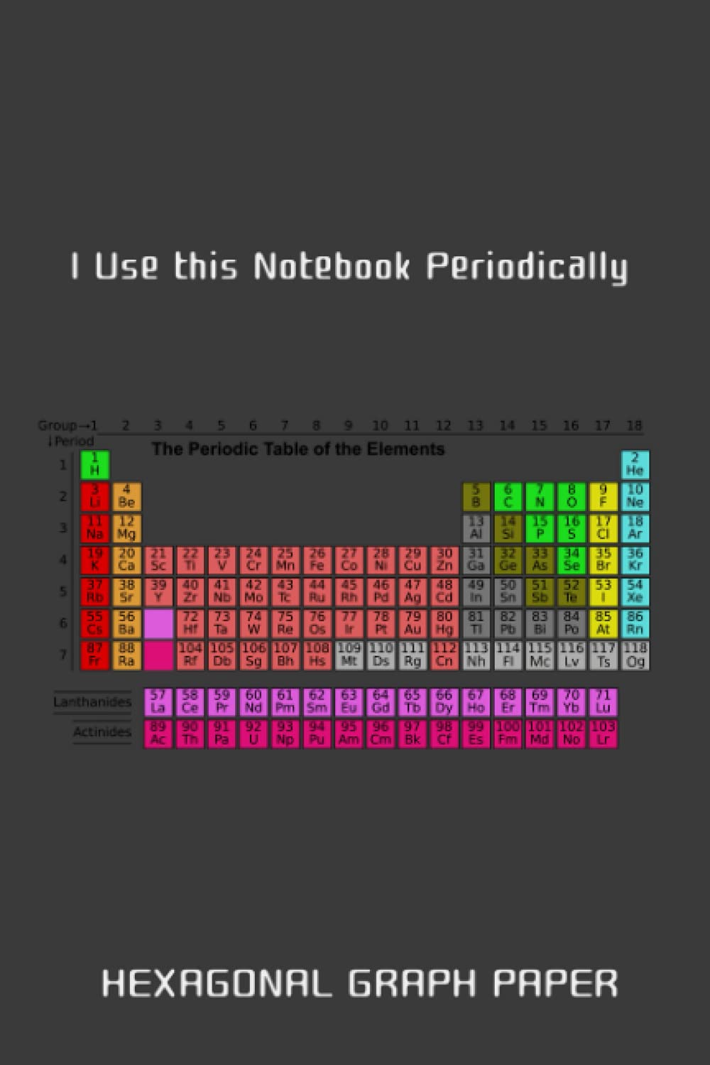 Hexagonal Graph Notebook - I Use This Notebook Periodically: This hexagonal graph notebook is ideal for drawing organic chemistry structures.