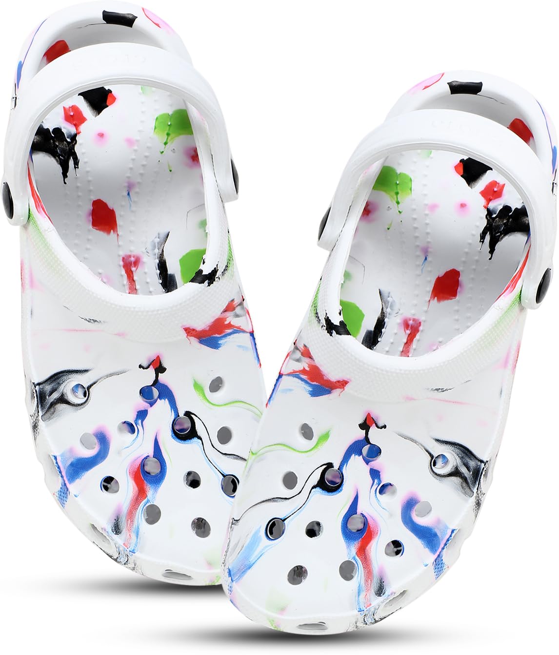 TOMSY CHOICE CROCKS 07 MARBAL Mens Soft Slippers Flip Flops Clogs Crocks in exciting Color for Daily Use, Size 9 (White) (B0CN3HTWH4) Amazon Price History, Amazon Price Tracker