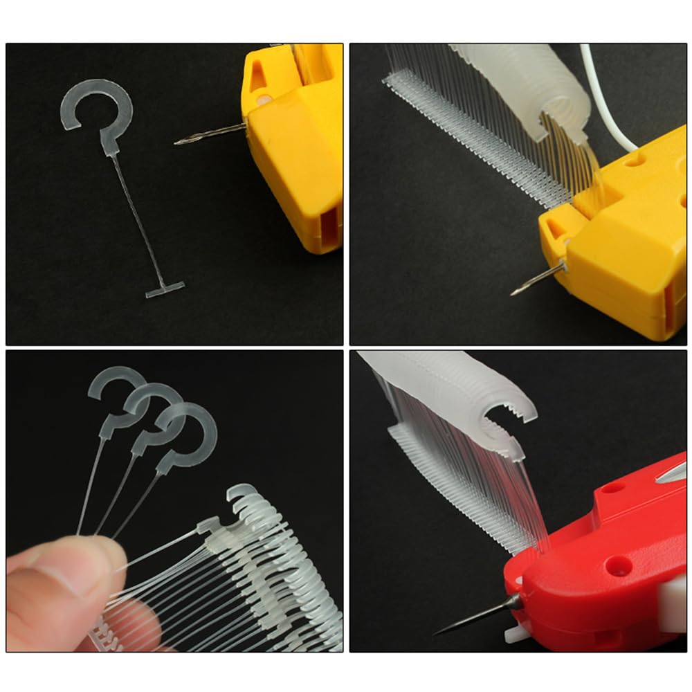 5000 chiusure per pistola etichettatrice, gancio a O bianco, in plastica, per etichette, cartellini dei prezzi per negozi, boutique, negozi di abbigliamento (35 mm)