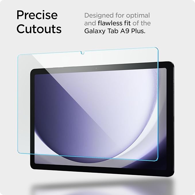 Protector de Pantalla Spigen Vidrio Templado para Galaxy Tab A11+/A9+ 11" miniatura 7