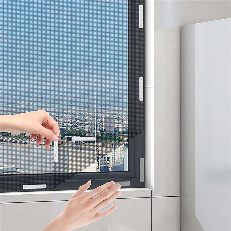 12 Clip Magnetiche Per Zanzariere, Con Adesivi, Forti, Per Fissare Tende O Reti