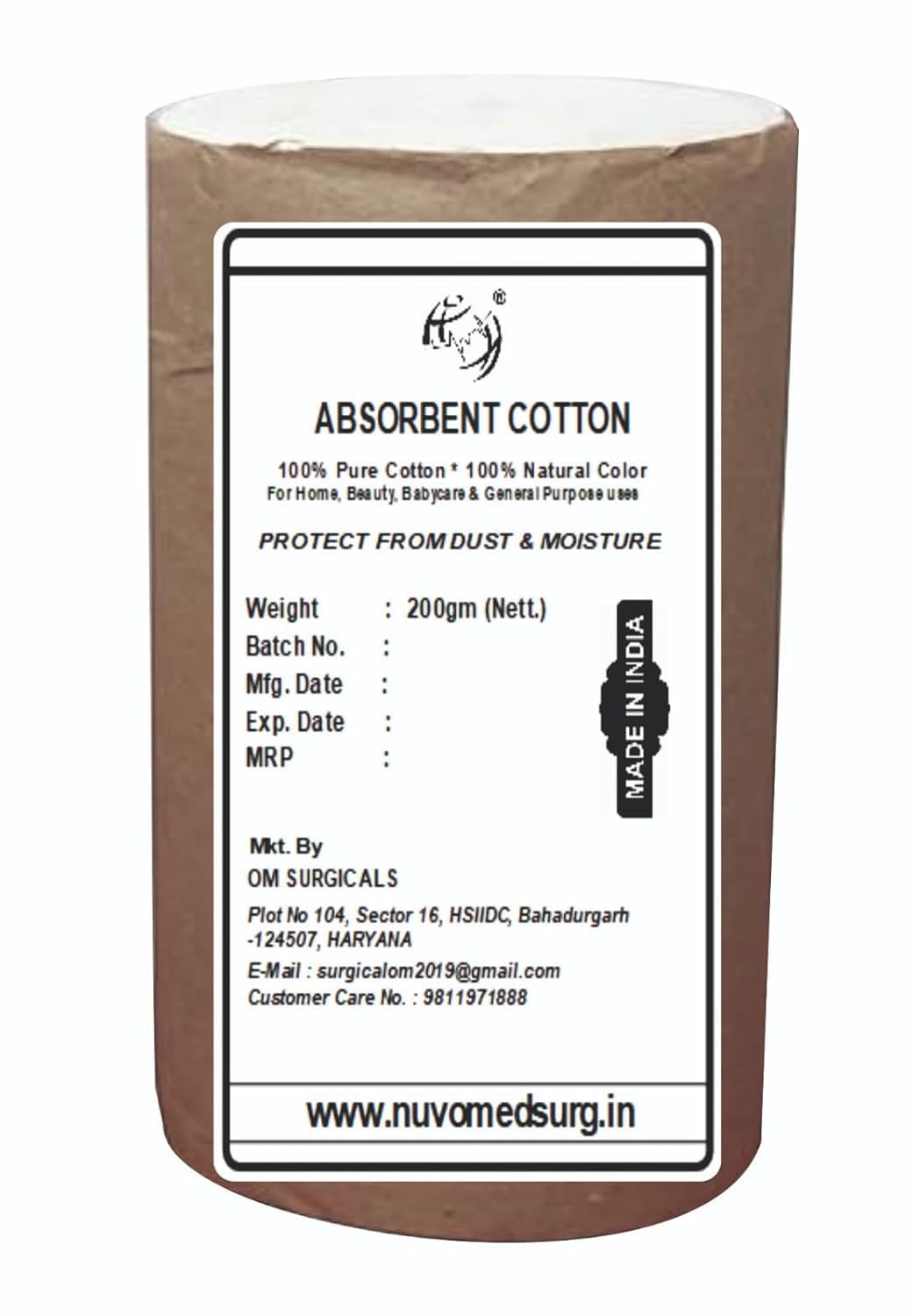 Cotton Roll 200gm – Soft & Absorbent Cotton for Baby Care, Makeup Removal, Skincare, Wound Cleaning & Medical Use (Pack of 1)-picture-22