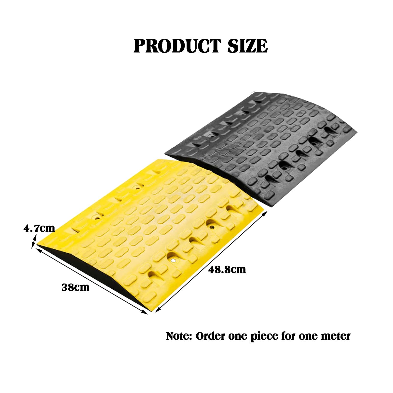 Amazon.com: BXKCFYBSQ Speed ​​Bump 2 Pack, Rubber Road Bump