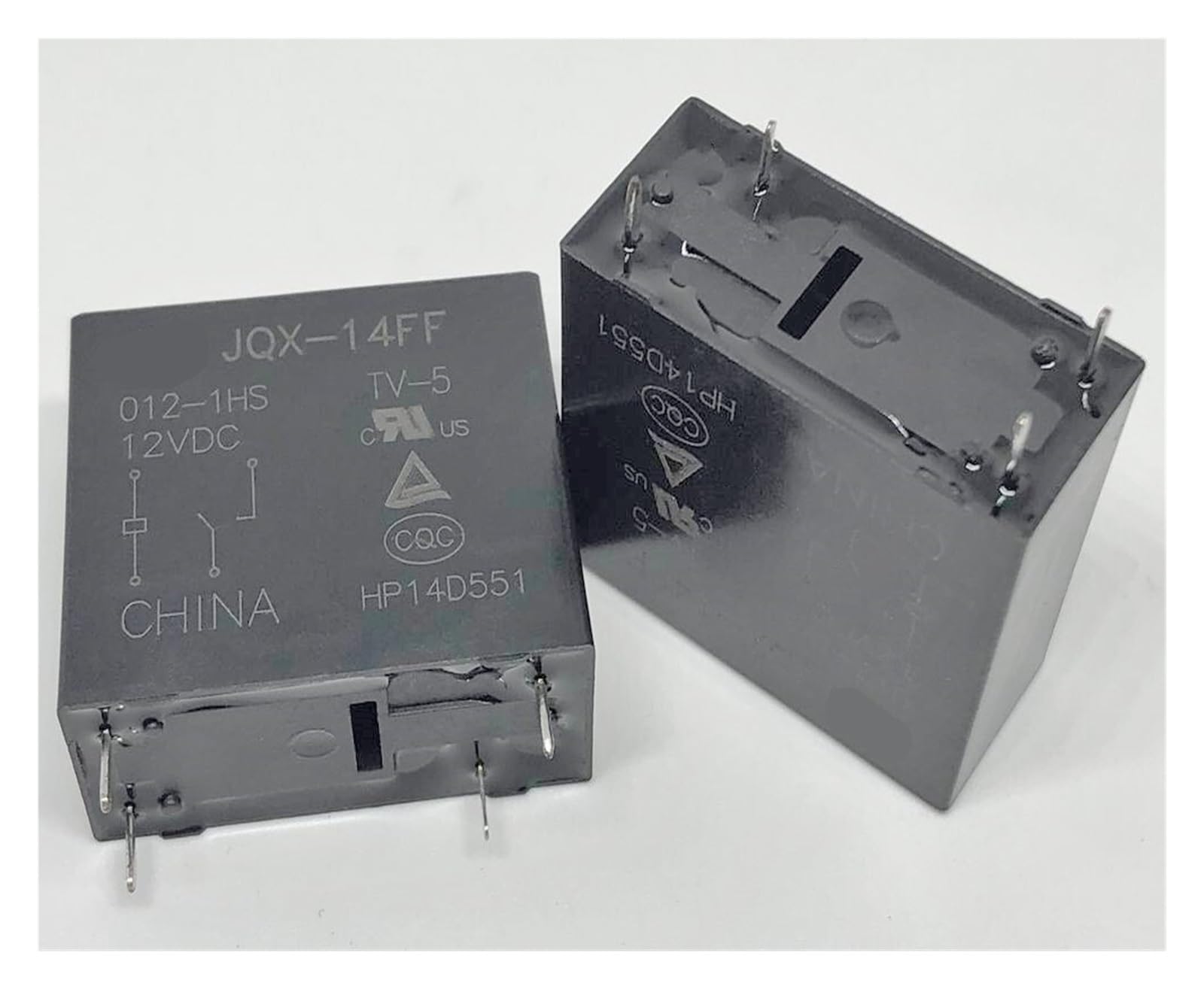 AARTERZZA 1pc JQX-14FF 012-1HS Relay 4 pins