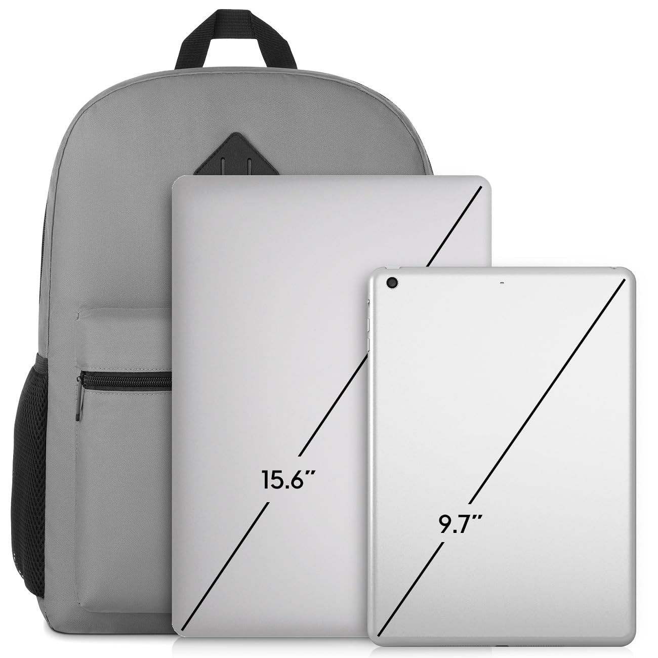 YAMTION Zaino per computer portatile, zaino con porta USB per lavoro universitario