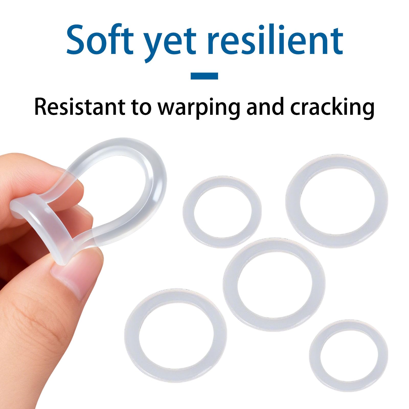 Arandela de goma, juntas tóricas de silicona, sello duradero, resistente al calor, resistente al agua para reparación de grifos y tuberías 2000pcs OD_24mm*ID_12mm