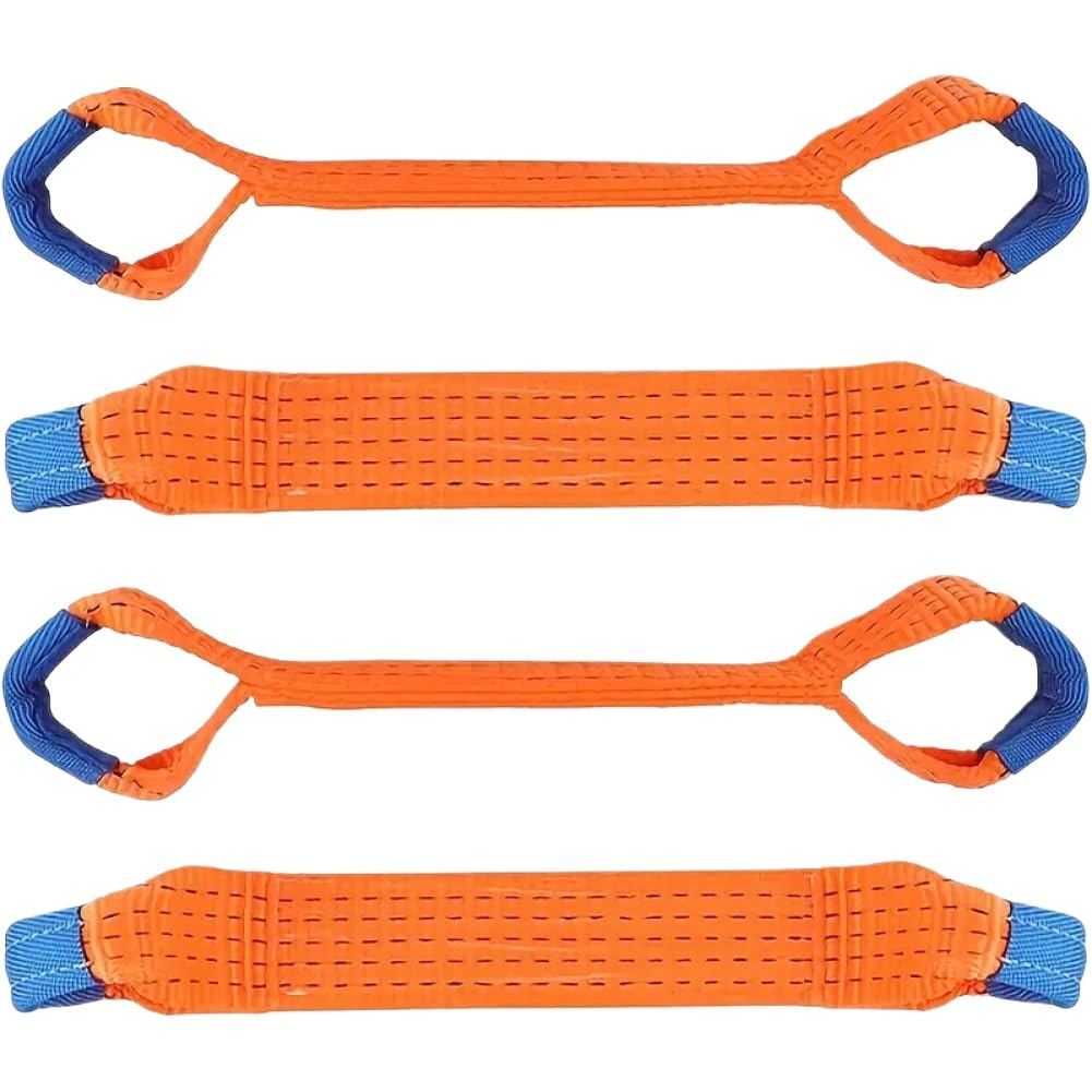 Cinghie A Cricchetto Universali 50 mm Set Da 4 Pezzi Compatibili Con Auto
