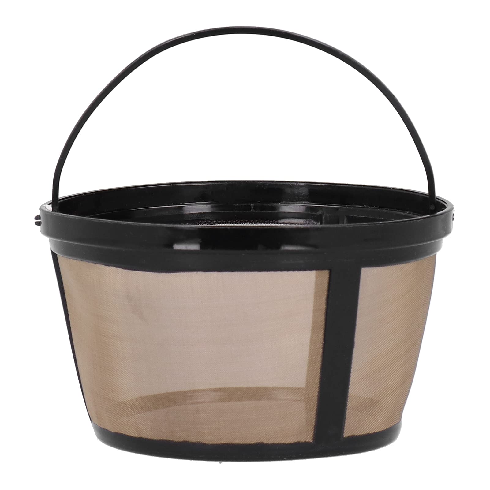 Stainless Steel Reusable Coffee Filter, Permanent Mesh Basket Strainer for Mr Coffee Machines, Metal with Easy Handle Rinse Design