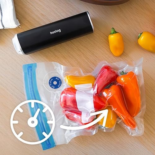 Huslog Elektrische Kabellose Vakuumpumpe Für Vakuumbeutel + 5 Beutel