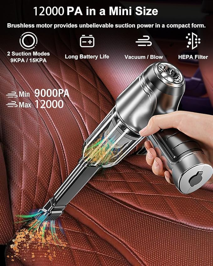 La mejor selección de Bolsas para aspiradoras de mano del mes. 11 Bolsas para aspiradoras de mano marca NEWKIBOU (2)