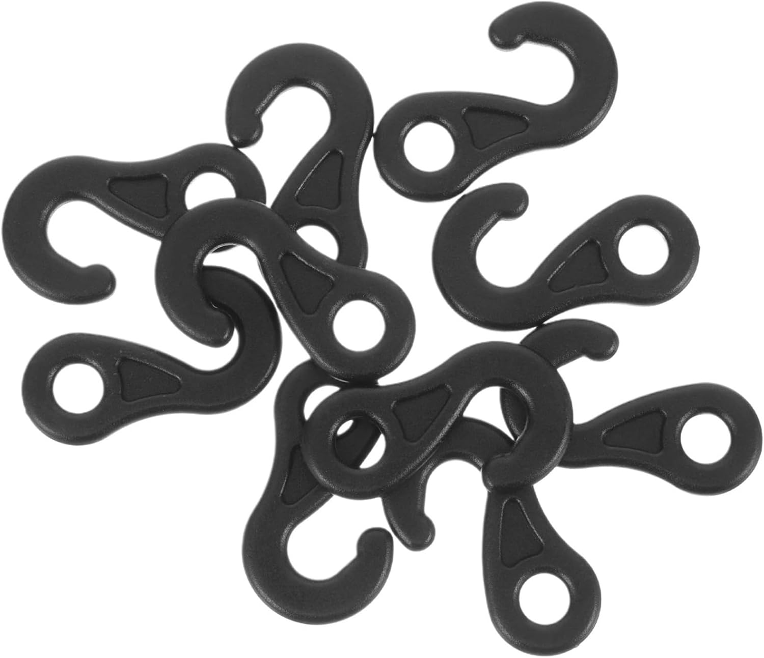 Paracord tensioner 40pcs Camping Tent Rope Hooks Professional Outdoor Portable Fixed