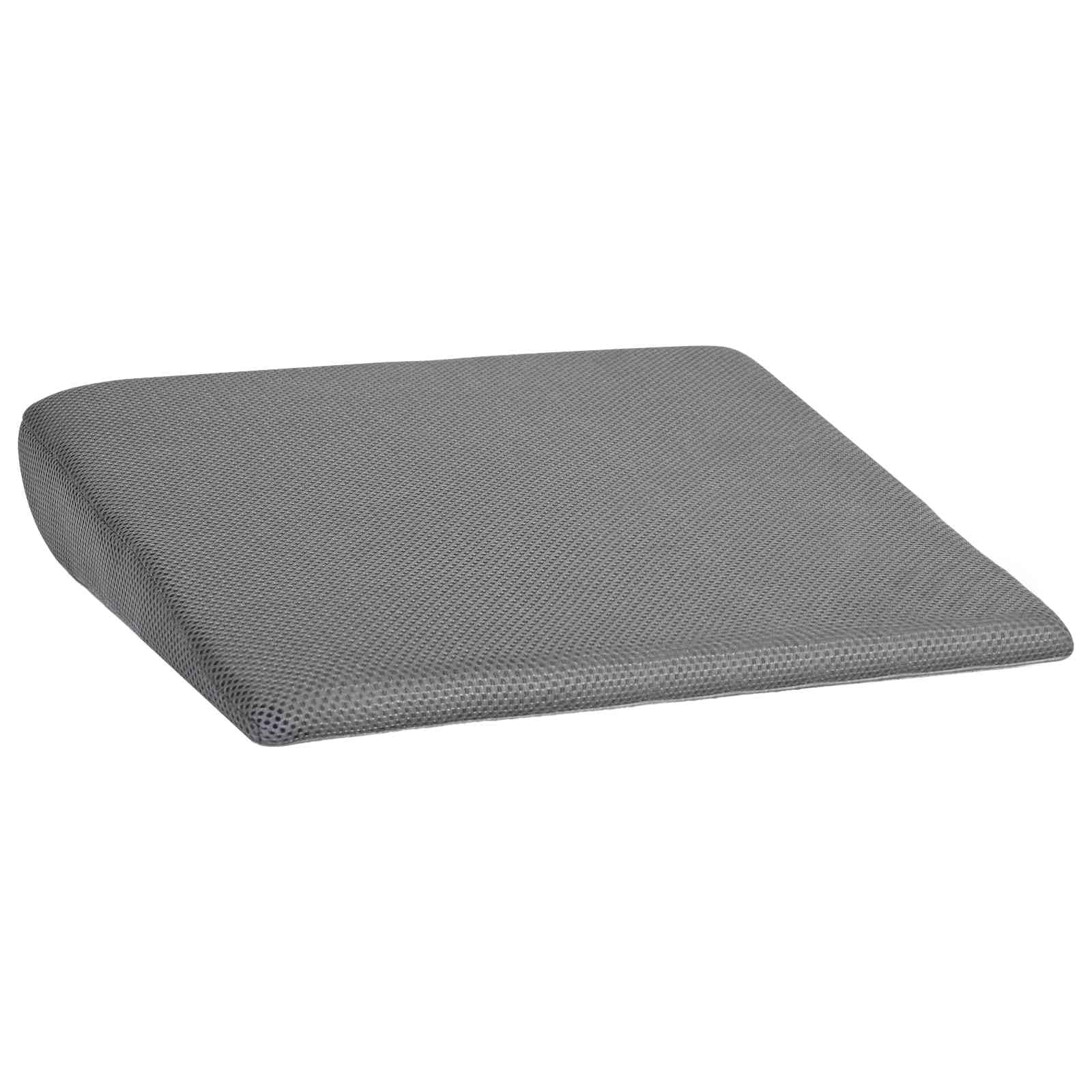 Poduszka Na Siedzisko Szary 39 x 38 x 8,5 cm Pianka PU z Podłokietnikami