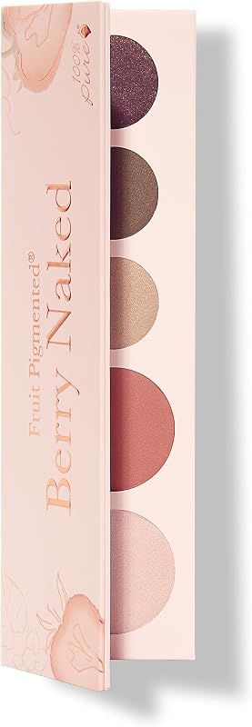 Berry Naked Makeup Palette All in One Compact 3, Berry Naked | with Rose; for combination skin; Vegan, Fruit Pigmented